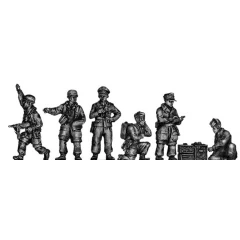 Fallschirmjager Officers and radio ops (20mm)