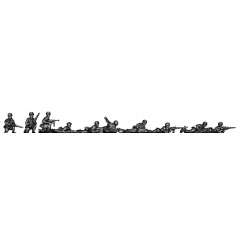 Fallschirmjager section kneeling and prone (20mm)