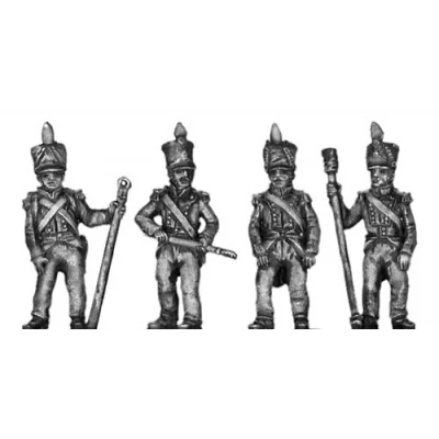 Foot artillery crew (18mm)