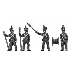 Foot Artillery crew, firing (18mm)