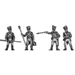 Foot artillery crew, firing (18mm)