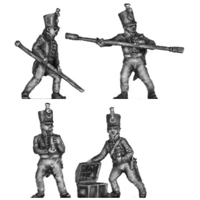Foot artillery crewman, loading (18mm)