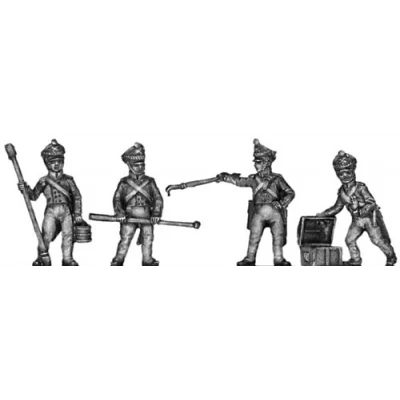 Foot artillery, firing (18mm)