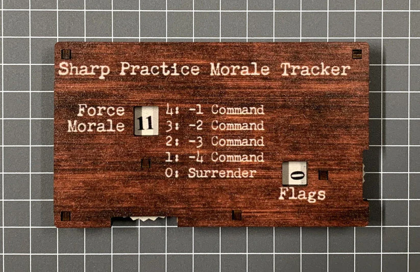 Force Morale Tracker (Sharp Practice) (TTR) - Image 2