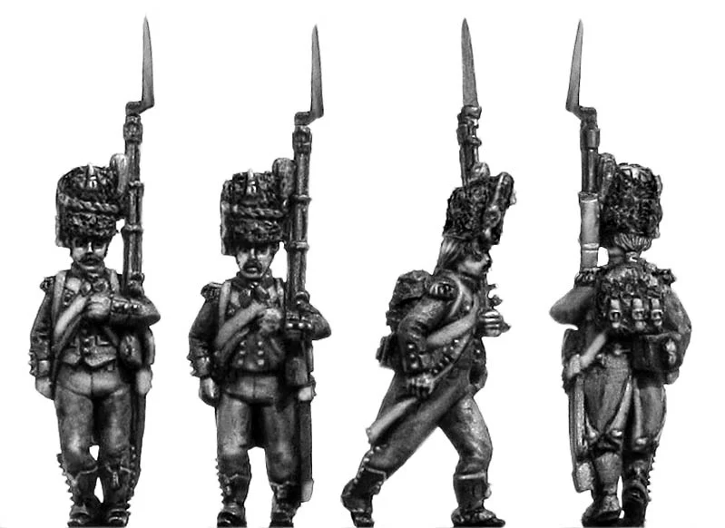 French Light Infantry marching unit deal (Early green uniform, (28mm) - Image 3