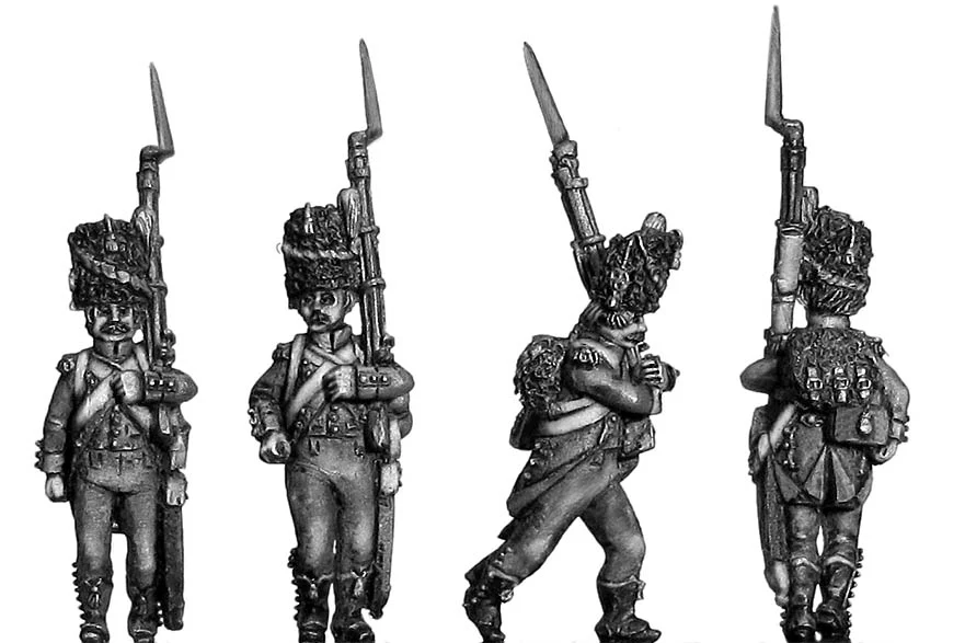 French Light Infantry marching unit deal Middle Blue uniform (28mm) - Image 3