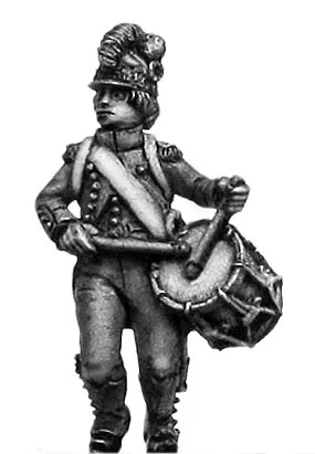French Light Infantry marching unit deal Middle Blue uniform (28mm) - Image 4