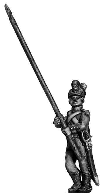 French Light Infantry marching unit deal Middle Blue uniform (28mm) - Image 5