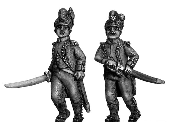 French Light Infantry skirmishing deal Middle Blue uniform (28mm) - Image 4