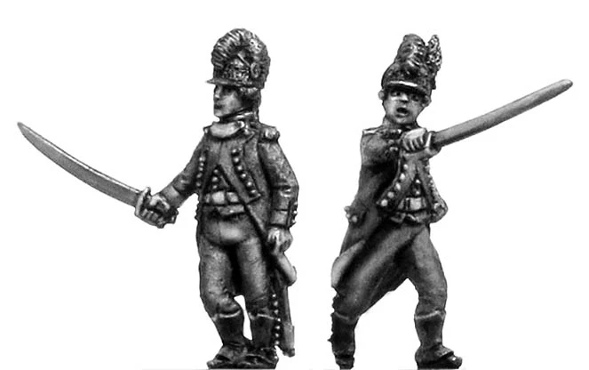 French Light Infantry skirmishing deal Early green uniform (28mm) - Image 4
