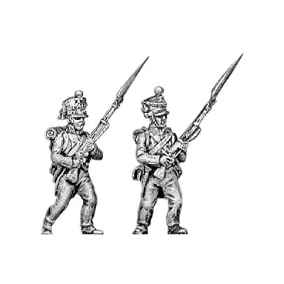Fusilier, lozenge plate, cords on shako, advancing (18mm)