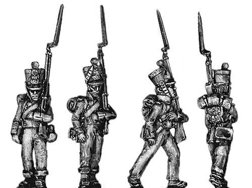 Fusilier, marching, in campaign dress (18mm)
