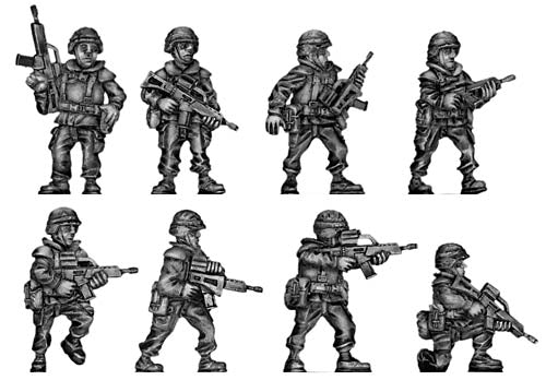 German Bundeswehr with G-36 Assault Rifle (28mm)