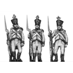 German fusilier, shako, order arms (18mm)