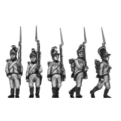 German fusilier, helmet, marching, shoulder arms (18mm)