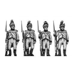 German fusiliers, helmet, order arms (18mm)