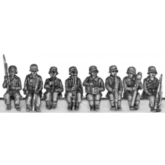 German seated infantry (20mm)