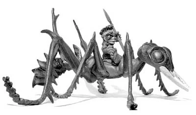 Giant Ant, with Pygmy jockey (28mm)