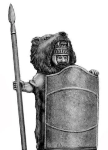 Greek hero in Dendra armour (28mm) - Image 3