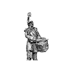Grenadier drummer, greatcoat (18mm)