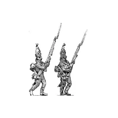 Grenadier, mitre, advancing (18mm)