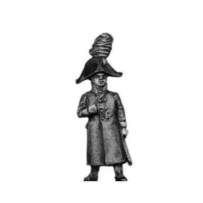 Grenadier officer, greatcoat (18mm)