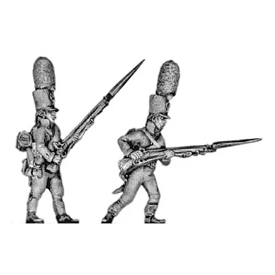Grenadier, shako, advancing (18mm)