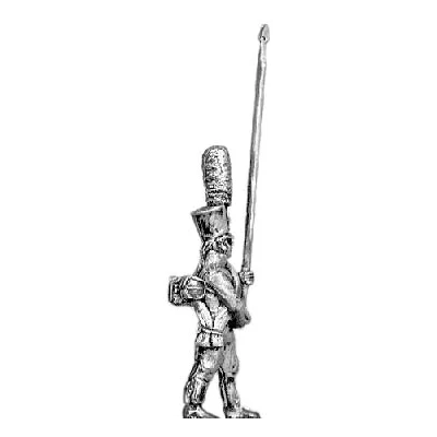 Grenadier standard bearer, shako (18mm)