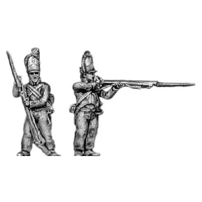 Grenadiers, firing and loading (18mm)