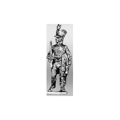 Grenzer officer, shako (18mm)