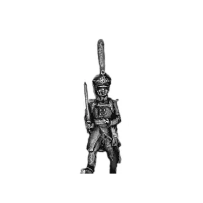Guard infantry officer, shako (18mm)