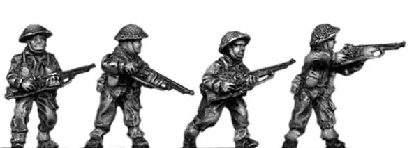 Gurkha infantry with No1 Mk4 rifle in helmet (15mm)