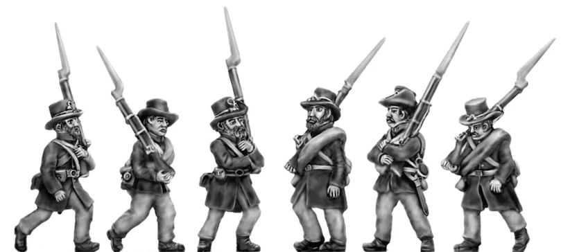 Hardee Hat marching (15mm)