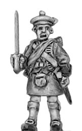 Highland officer sword in Flat bonnet (18mm)