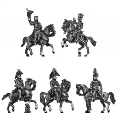 Hill and Uxbridge, mounted and three ADCs (18mm)