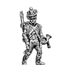 Hornist, shako and pom-pom (18mm)