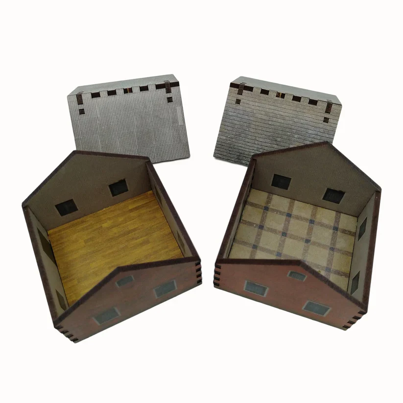 House Set 2 Red Render - 20mm (TTR) - Image 3