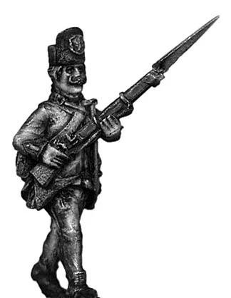 Hungarian Fusilier NCO, advancing, casquet (28mm)