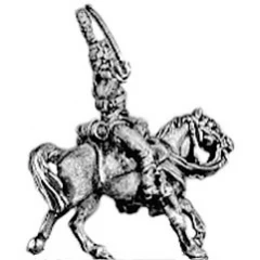 Hussar officer, shako (18mm)