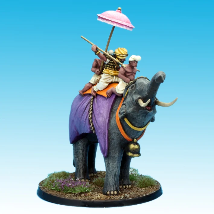 Indian King Porus Elephant and Crew (28mm) - Image 3