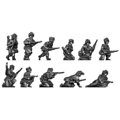 Infantry section wearing camouflage (20mm)