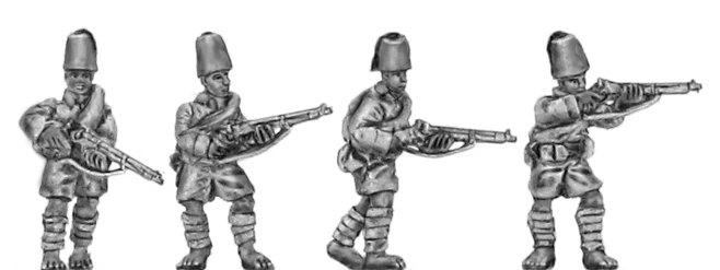 Italian Askari in fez w/rifle (15mm)