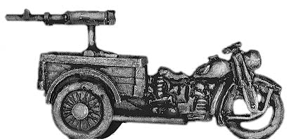 Italian tricycle with transport body – no rider (15mm)