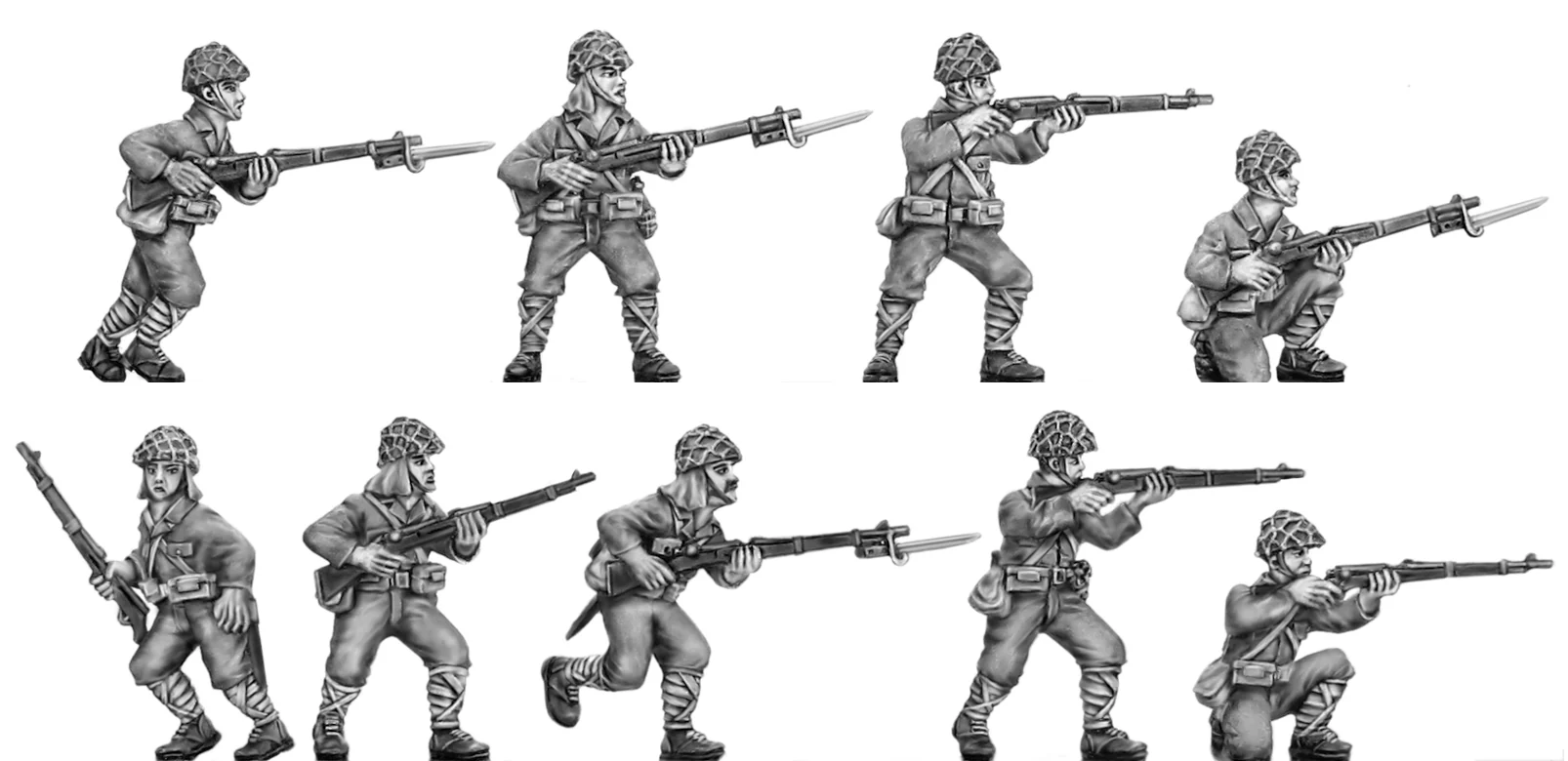 Japanese rifleman, skrim helmet (28mm)