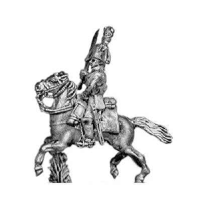 Kurassier, charging (18mm)
