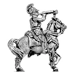 Kurassier trumpeter (18mm)