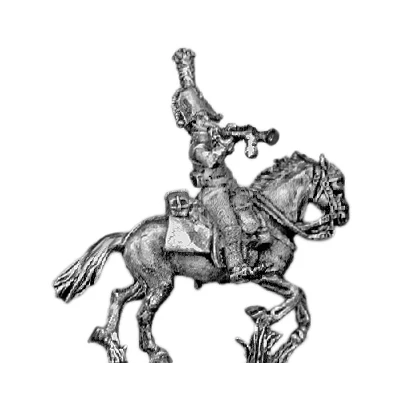 Kurassier trumpeter (18mm)