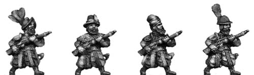 Landsknecht Arquebusier 1550-90 (15mm)