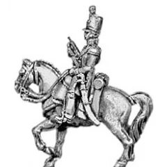 Landwehr trumpeter, English shako (18mm)