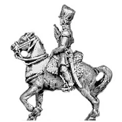 Landwehr trumpeter, shako (18mm)